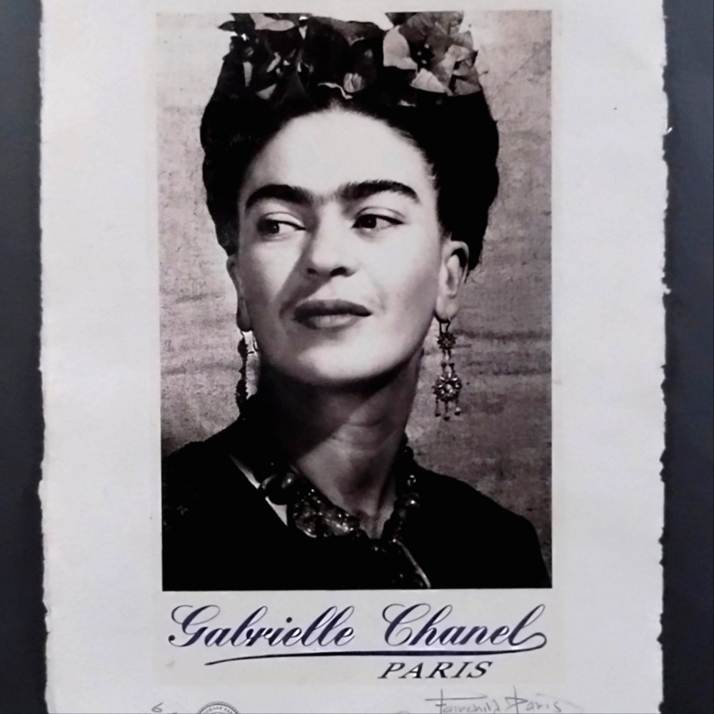 Frida Kahlo, Gabrielle Chanel Paris, Ltd Ed. By Fairchild Paris